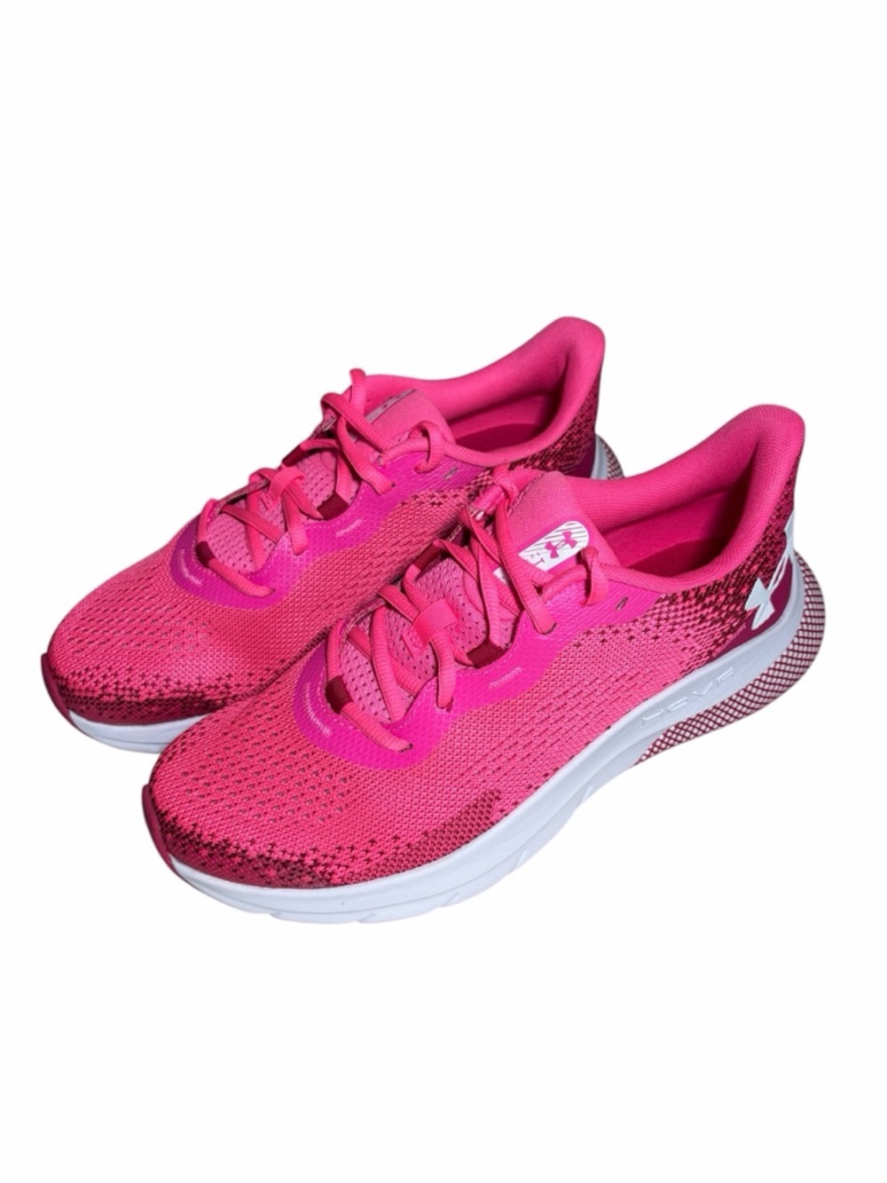 Under Armour Girls Hot Pink and White Athletic‎ Running Shoes